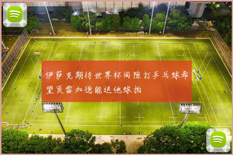 伊萨克期待世界杯间隙打乒乓球希望莫雷加德能送他球拍